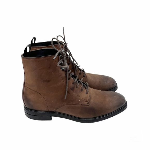 Cole Haan Other - Cole Haan Boots lace up Wagner Grand C31558 Mens Brown Nubuck 8.5